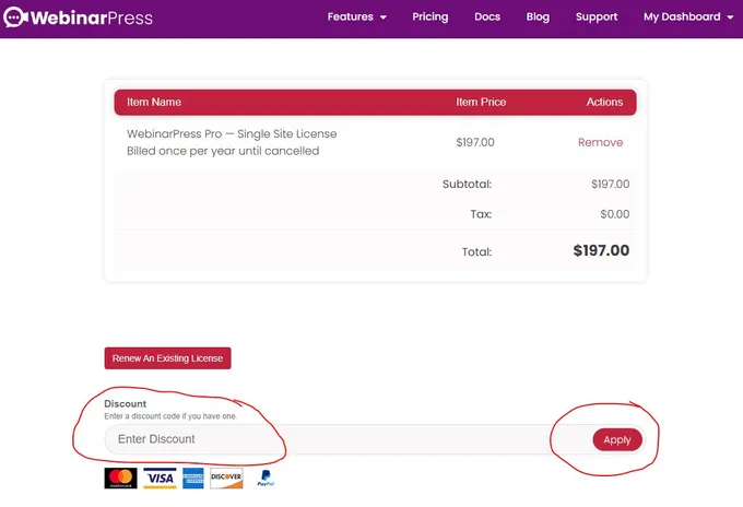 Apply WebinarPress Coupon Code